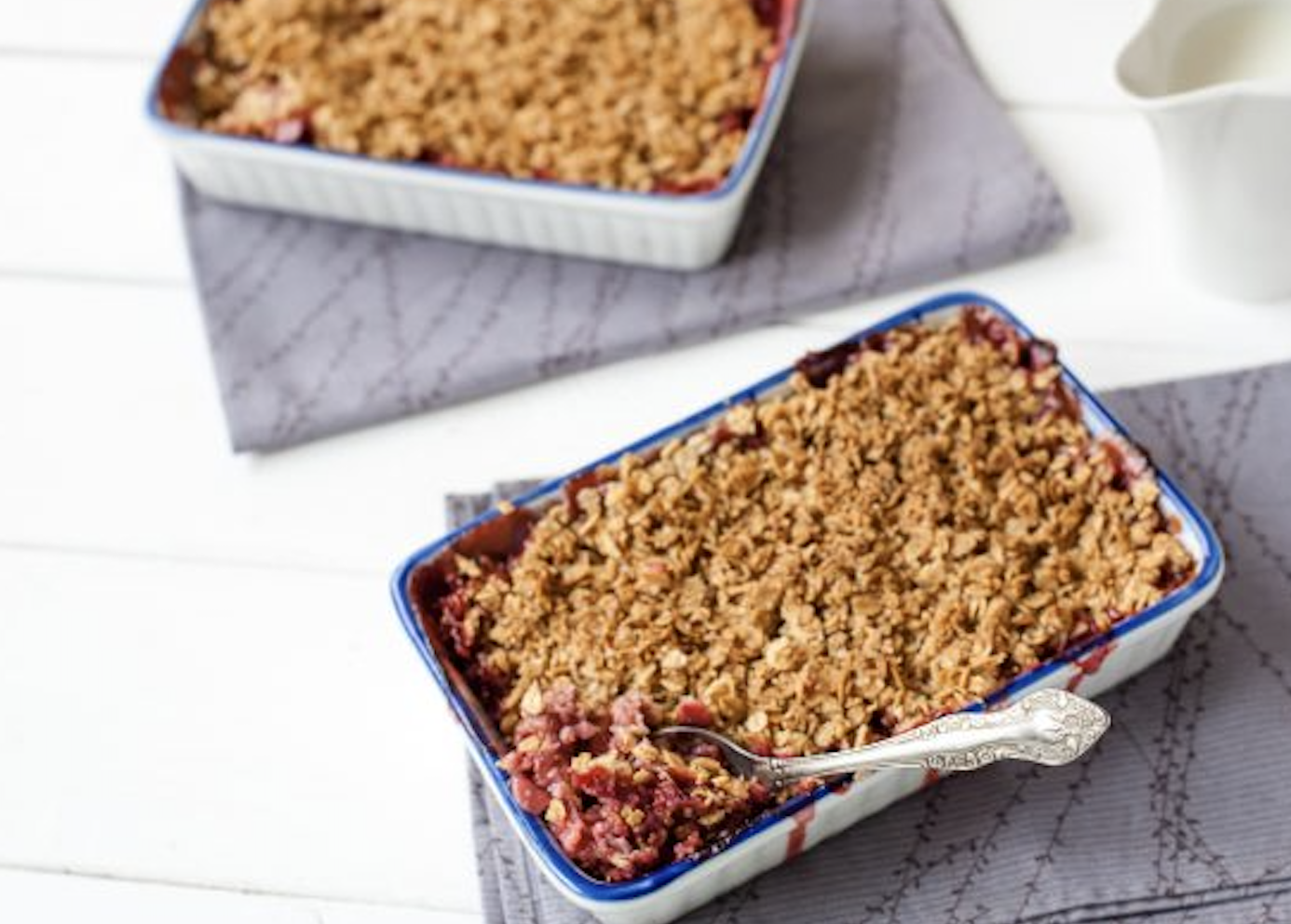 Rhubarb and Ginger Crumble